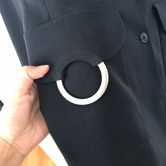 VINTAGE Patrick Mendes navy blue blazer - Picture 2 of 2